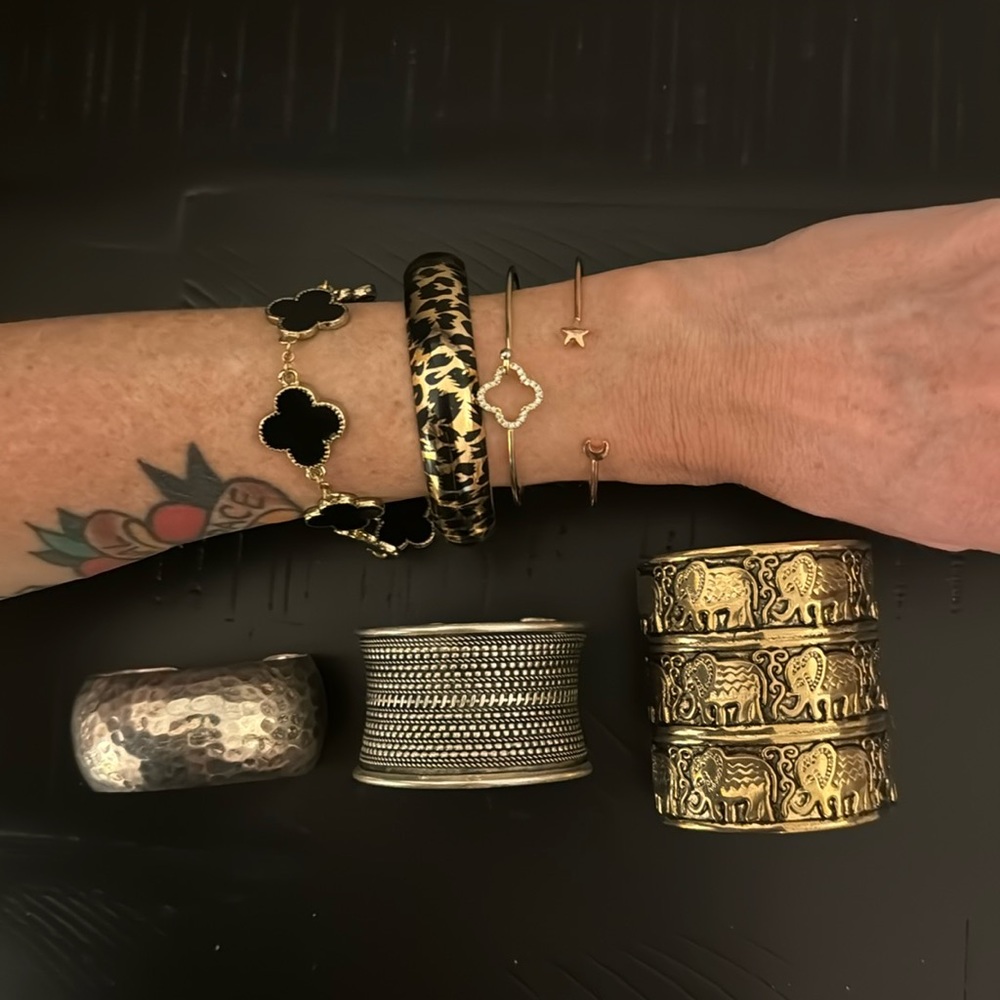 Lot of bracelets and cuffs
